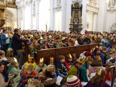 Bundesweite Eröffnung der Sternsingeraktion in Fulda (Foto: Karl-Franz Thiede)